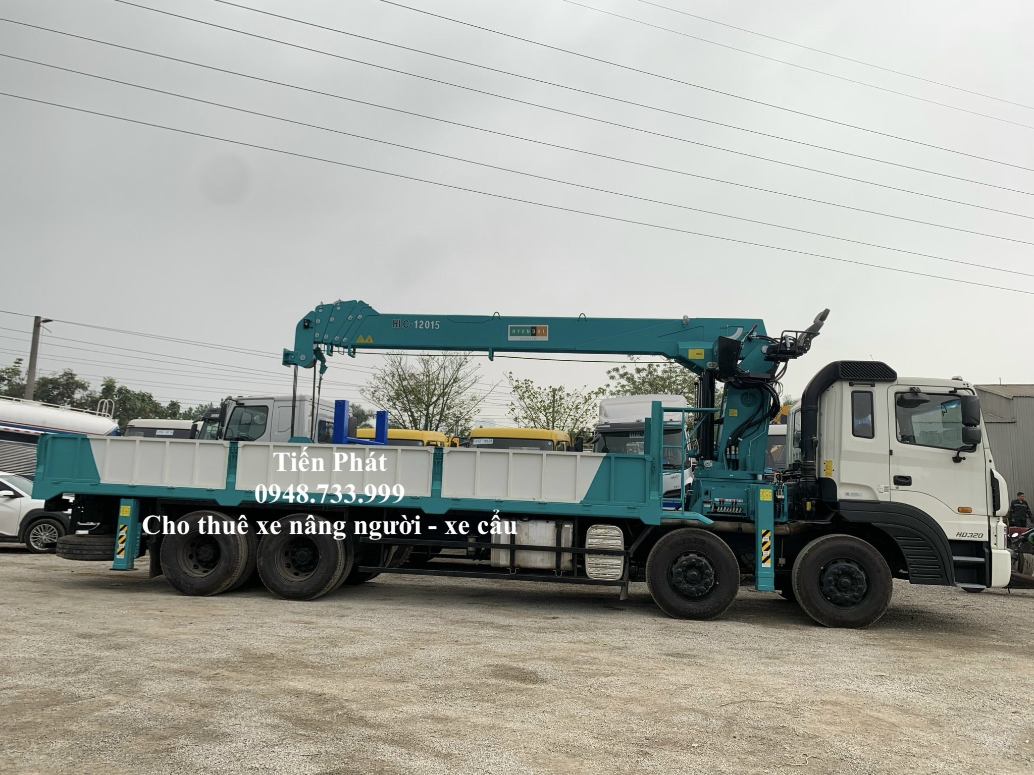 Cho thuê xe cẩu thùng 15 tấn tại KCN Đồng An 0948733999