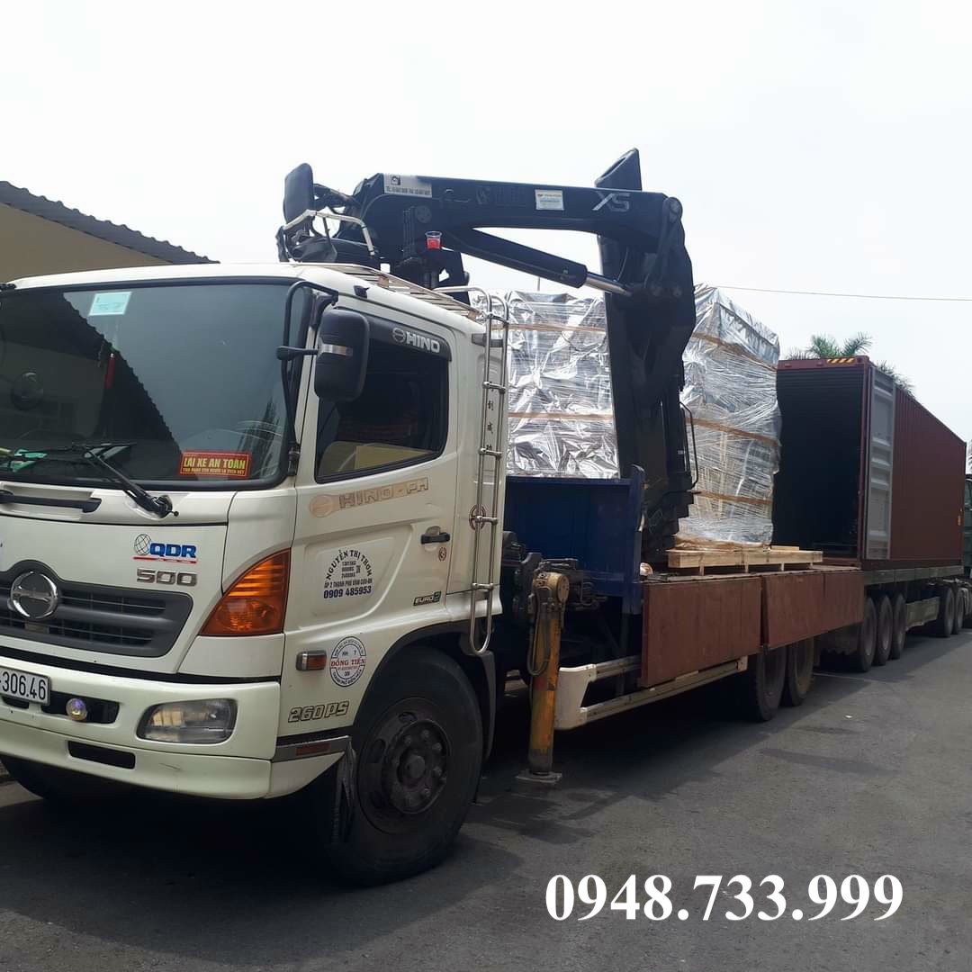 Cho thuê xe cẩu rút container tại KCN Kim Huy Bình Dương 0948733999