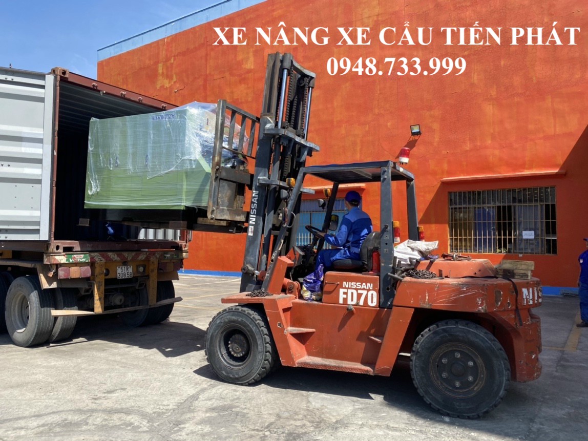 Cho thuê xe nâng hàng rút container tại Đồng Nai